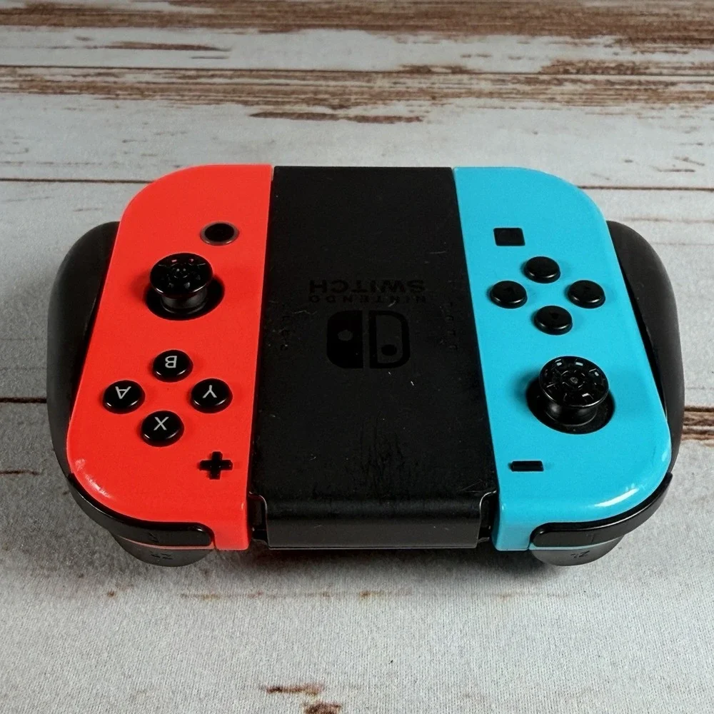 Nintendo Switch Joy-Con Controller Neon Blue Red OEM Grip